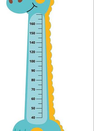 Интерьерная наклейка ростомер динозавр1 фото