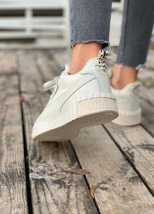 Зимние кроссовки puma cali cream winter fur кросівки мех9 фото