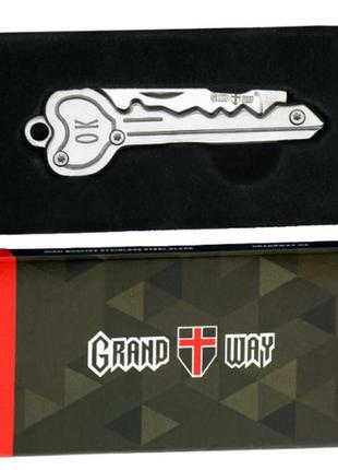 Ніж складний, ножик-брелок, з металевою ручкою, пристосування, яке можна носити з ключами