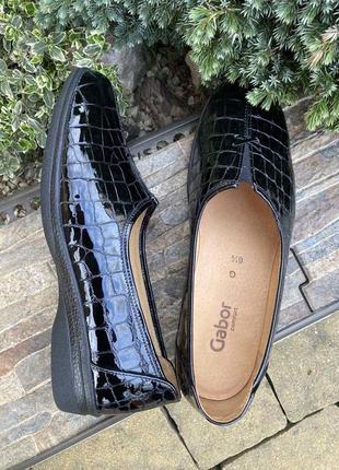 Gabor німеччина зручні жіночі туфлі лофери мокасини натуральна шкіра 39.5-40р,