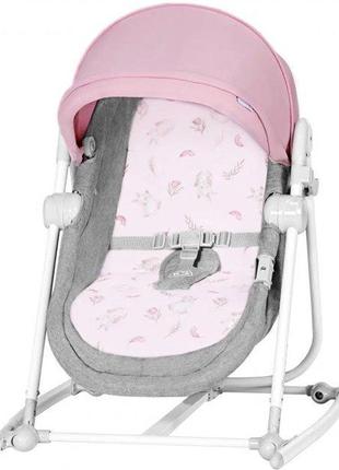 Шезлонг-гойдалка 5 в 1 kinderkraft nola peony rose (kbnola00pnk0000)