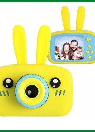 Дитячий цифровий фотоапарат smart kids bunny gm-30, дитячий фотоапарат з вушками зайчика1 фото