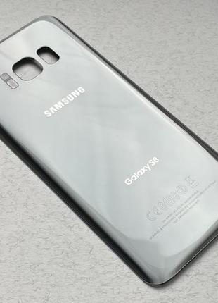 Galaxy s8 arctic silver задняя стеклянная крышка светло-серого цвета для ремонта