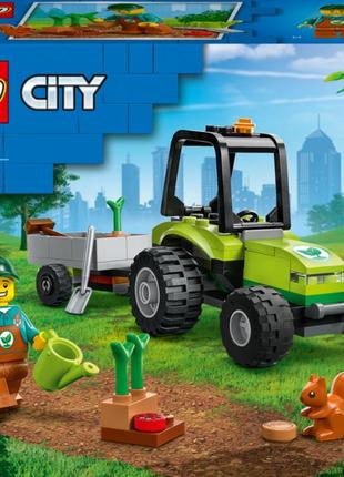 Конструктор lego ǀ city трактор в парке 5+ 86 деталей (60390)