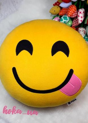 Мягкая игрушка - подушка эмодзи emoji эмодзи