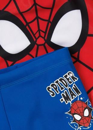 Spider-man — купальний костюм на хлопчика, зріст 92 (2 роки), колір синій2 фото