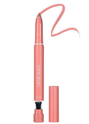 Матовая помада-карандаш для губ handaiyan matte lip crayon 02 peach2 фото