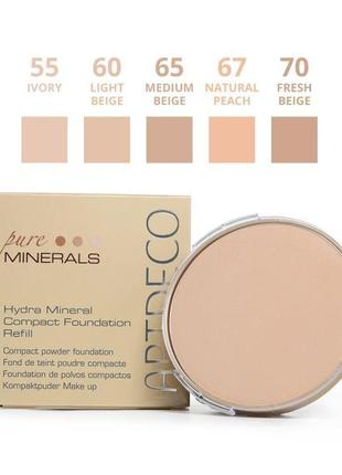 Artdeco 05 тон hydra mineral compact foundation refill мінеральна пудра запасний блок артдеко