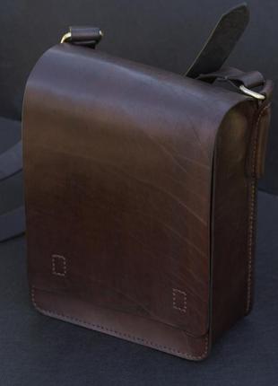 Чоловічий шкіряний портфель ручної роботи1 фото