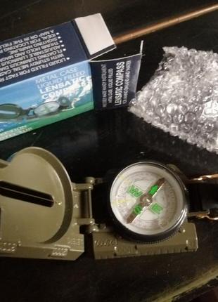 Армейский жидкостный компас металлический, компас для туристов, военных, выполнен в стиле милитари