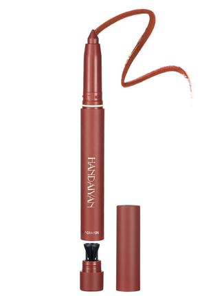 Матова помада-олівець для губ handaiyan matte lip crayon 10 rust2 фото