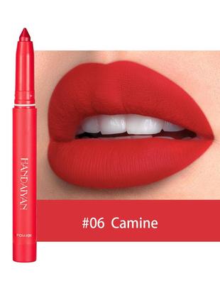 Матовая помада-карандаш для губ handaiyan matte lip crayon 06 camine