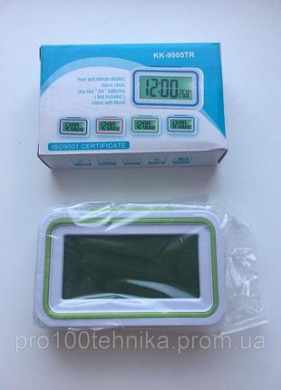 Часы будильник говорящие c подсветкой kk-9905 tr