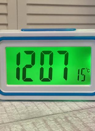 Часы будильник говорящие c подсветкой kk-9905 tr