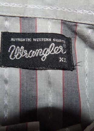 Мужская рубашка с длинным рукавом wrangler р.52-54 041дрбу (только в указанном размере, только 1 шт)7 фото