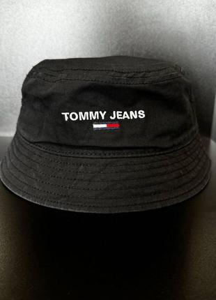 Панама tommy hilfiger мужская черная. панама на лето tommy. topmen5 фото