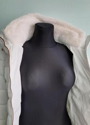 Белоснежная куртка от zara осень-зима размер xs-s8 фото