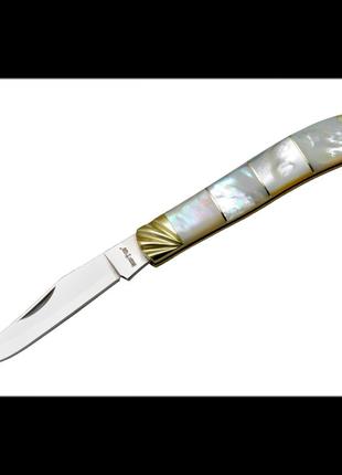 Складной нож рукоять  перламутровая ракушка 17152 swst