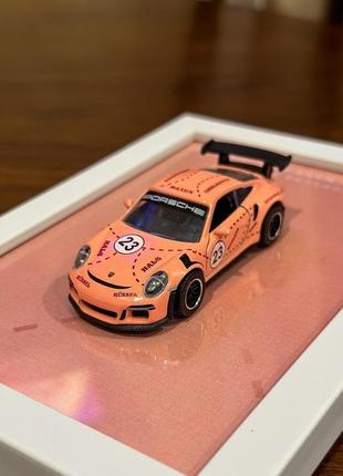 Интерьерная картина porsche горизонтально33 rs pink pig