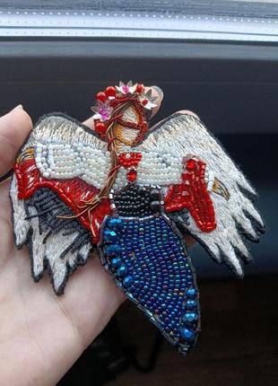 Брошь лялька мотанка- берегиня
