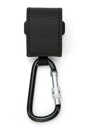 Кріплення для сумки на коляску (карабін-гачок), belove black black (2 шт.)5 фото