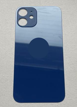 Apple iphone 12 mini blue задня кришка для синього кольору на заміну скло висока якість