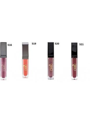 Ga-de 520 crystal lights lip gloss блиск для губ з підсвічуванням жаде no520 rose diamond7 фото