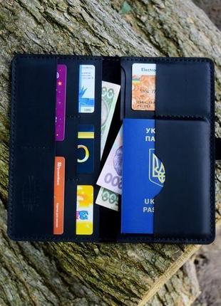 Мужской кошелек с отделом для паспорта4 фото