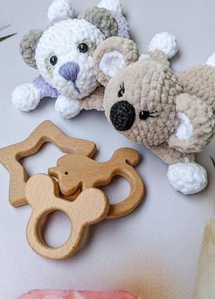 М'яка плюшева іграшка комфортер для новонароджених, плюшева коала, плюшева панда4 фото