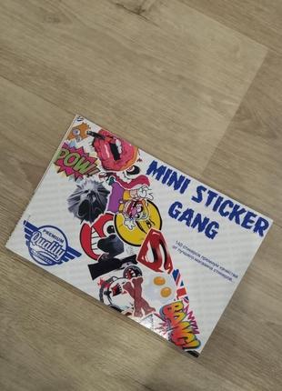 Книга с наклейками stickerbook "mini sticker gang"