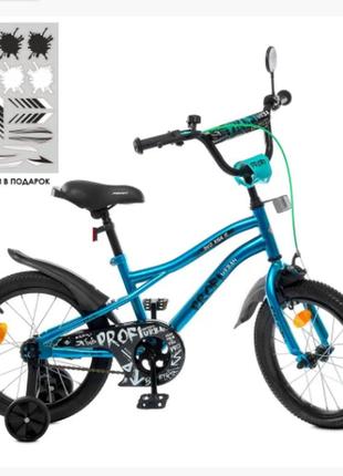 Велосипед дитячий prof1 14д. y14253-16 фото
