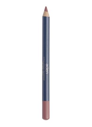 Aden lip liner pencil  водостойкий олівець для губ аден в асортименті3 фото