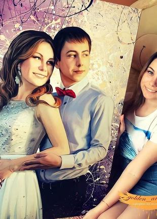 Портрет в стиле дрим-арт, love is..