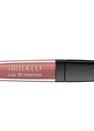 Artdeco lip brilliance тон- 14 brilliant frozen rose блиск для губ стійкий артдеко long-lasting lip gloss