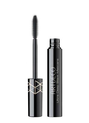 Artdeco ultra deep black mascara тушь для глаз ультрачерная артдеко1 фото