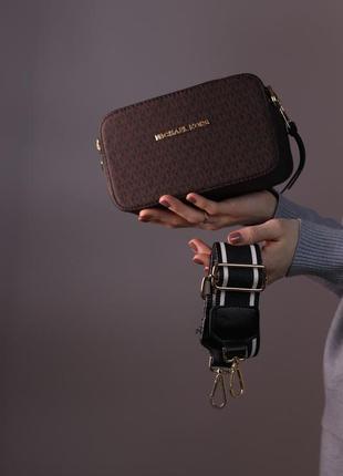 Жіноча сумка michael kors brown, женская сумка, брендова сумка, майкл корс коричнева