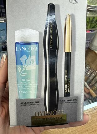 Lancome hypnose mascara + two-phase eye make-up remov 30ml + pencil 0.7g, cosmetic set ланком набор