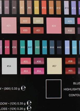 Палітра для макіяжу fab factory luxury make-up palette 66 елементів4 фото