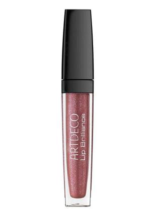 Artdeco lip brilliance тон 52 — brilliant rose blossom блиск для губ стійкий артдеко long-lasting lip gloss1 фото