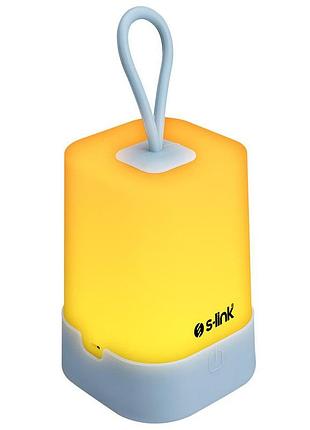 Ліхтар акумуляторний s-link sl-f141 1w led 1200mah rechargeable touch on/off