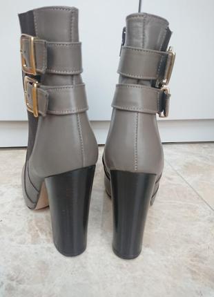 Качественные кожаные ботинки из италии . натуральная кожа5 фото