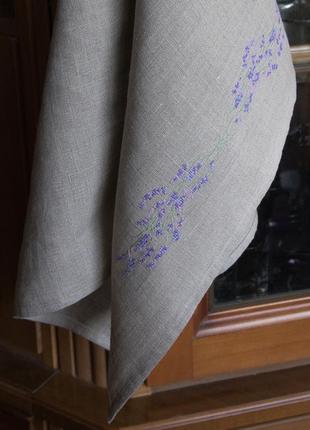 Кухонное полотенце или мини-скатерть с ручной вышивкой3 фото