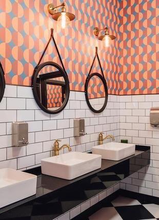 Круглое зеркало на ремне paris