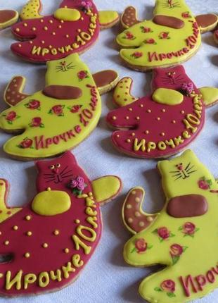 Медовые пряники "котики"