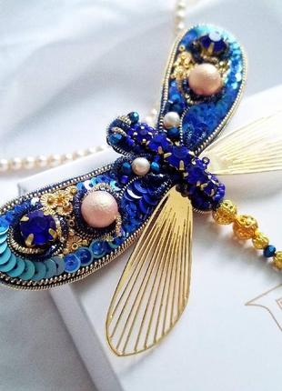 Брошь стрекоза 2
