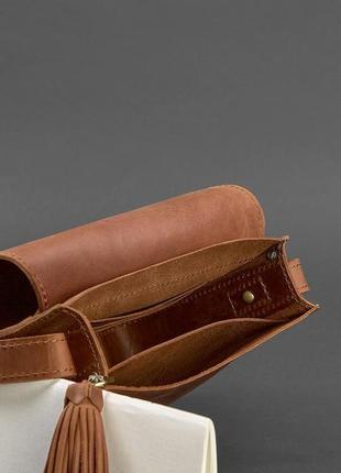 Кожаная женская бохо-сумка лилу светло-коричневая crazy horse bn-bag-3-k-kr8 фото