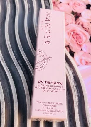 ✔️ оригинал ✔️ оригінал рум’яна та ілюмінатор wander beauty on-the-glow blush and...