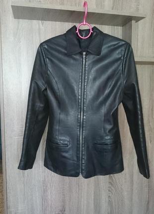 Куртка женская демисезонная из 100% натуральной кожи 42 - 44 (xs)