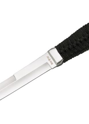 Нож для метания металл + плетеный шнур на рукояти устойчив к царапинам стальное лезвие + чехол для тренировок
