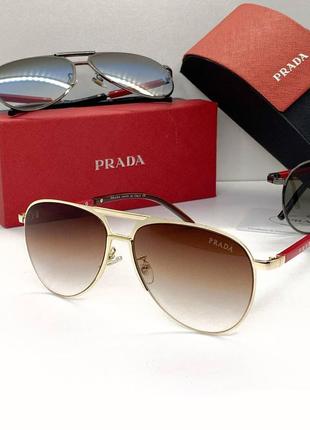 Женские солнцезащитные очки pr (sp15) коричневые